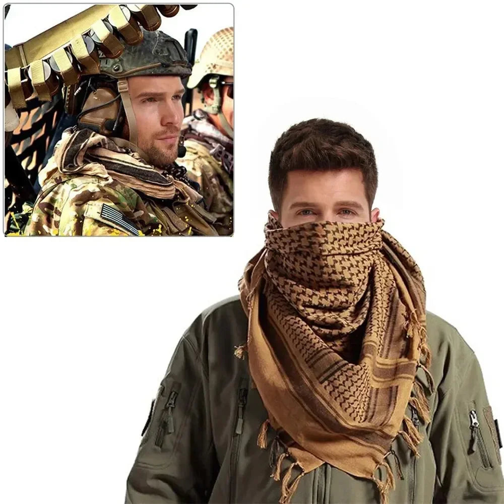 Keffiyeh Tactical Desert Scarf Wrap Shemagh