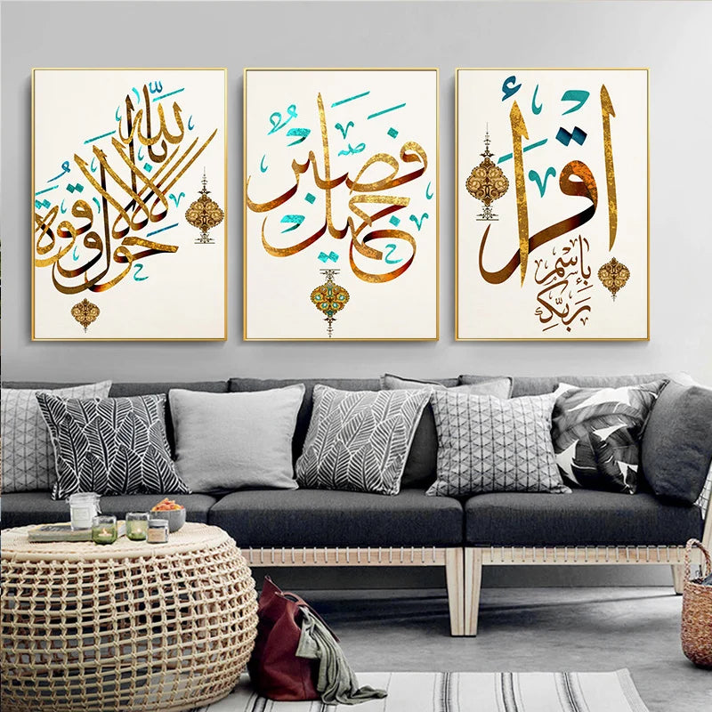 Allah Islamic Wall Art, DIY Diamond Painting, Cross Stitch, Full Drill, Mosaic Diamond Embroidery, Ayatul Kursi Decor, 5D Square