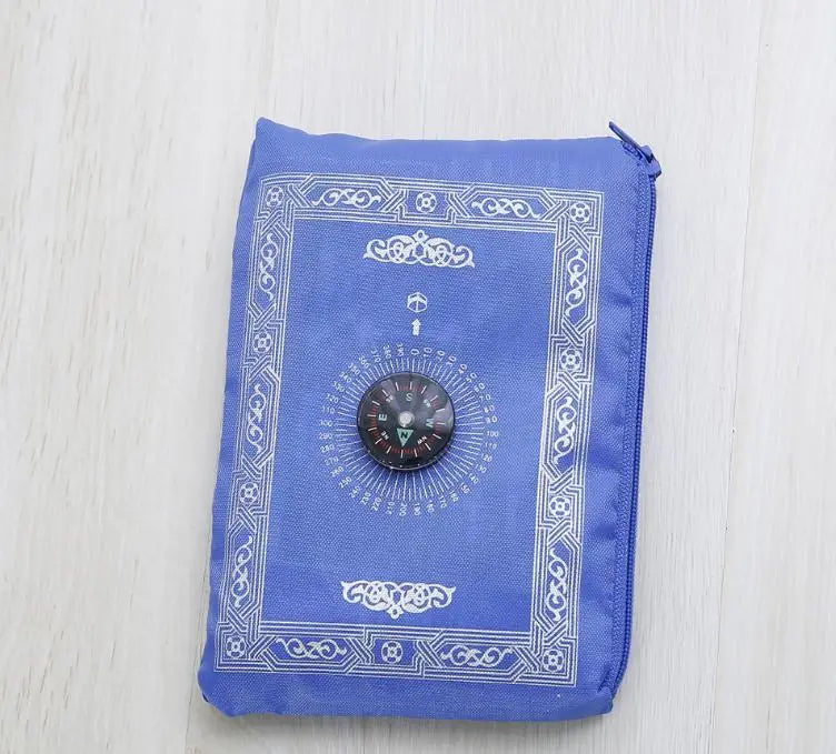 300pcs/lot Pocket Prayer Mat Qibla Finder muslim Islamic Pray Mat