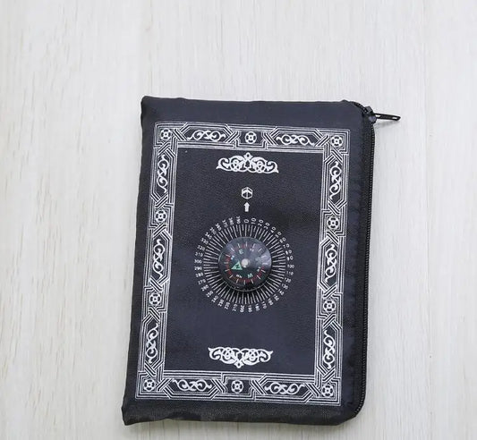 300pcs/lot Pocket Prayer Mat Qibla Finder muslim Islamic Pray Mat