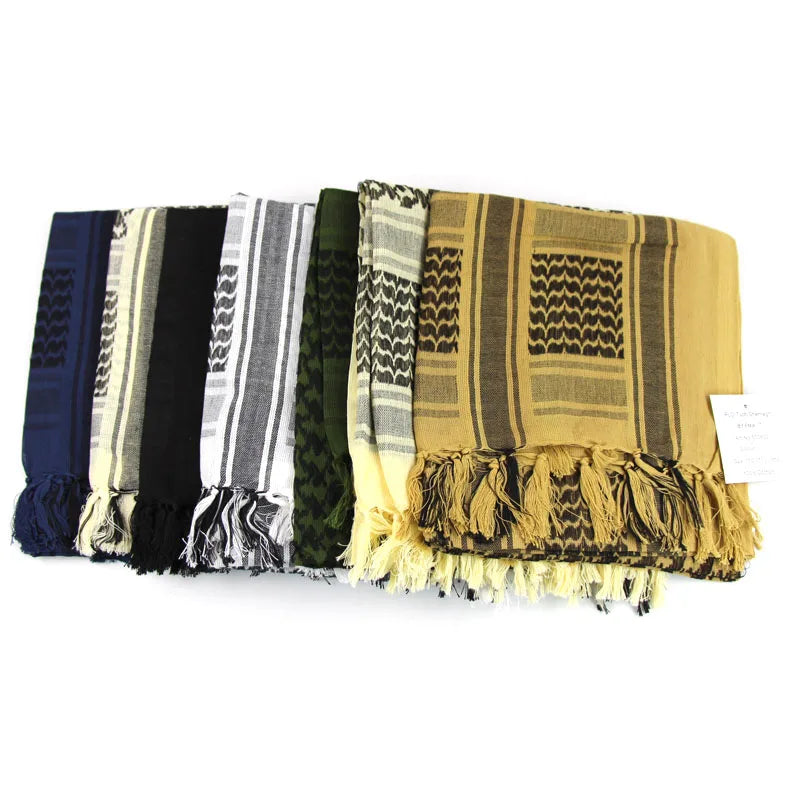 Tactical Arab Keffiyeh Shemagh Scarf Cotton Winter