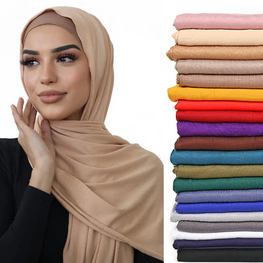 Premium Modal Cotton hijab jersey scarf Soft