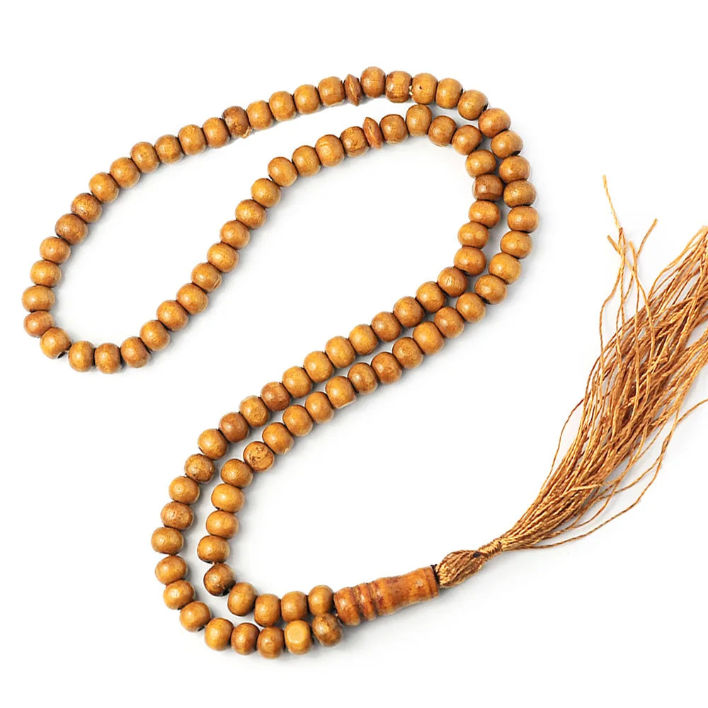 Wood Tasbih Prayer Beads 99 Muslim Prayer