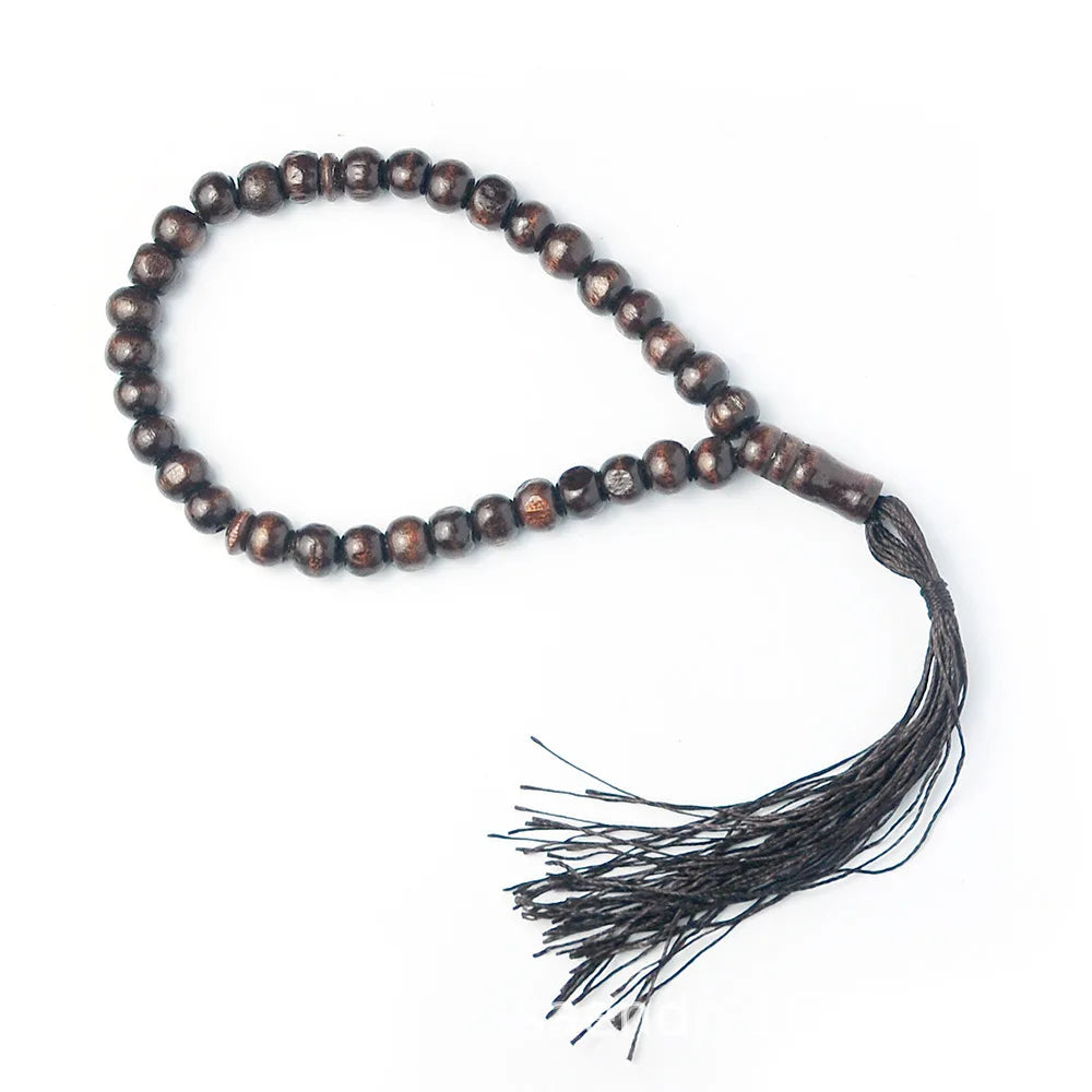 Wood Tasbih Prayer Beads 99 Muslim Prayer