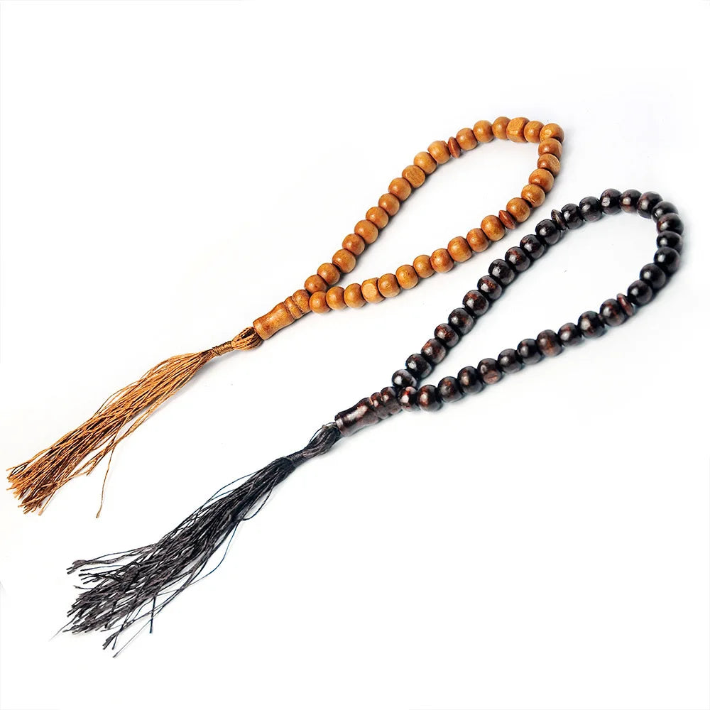 Wood Tasbih Prayer Beads 99 Muslim Prayer