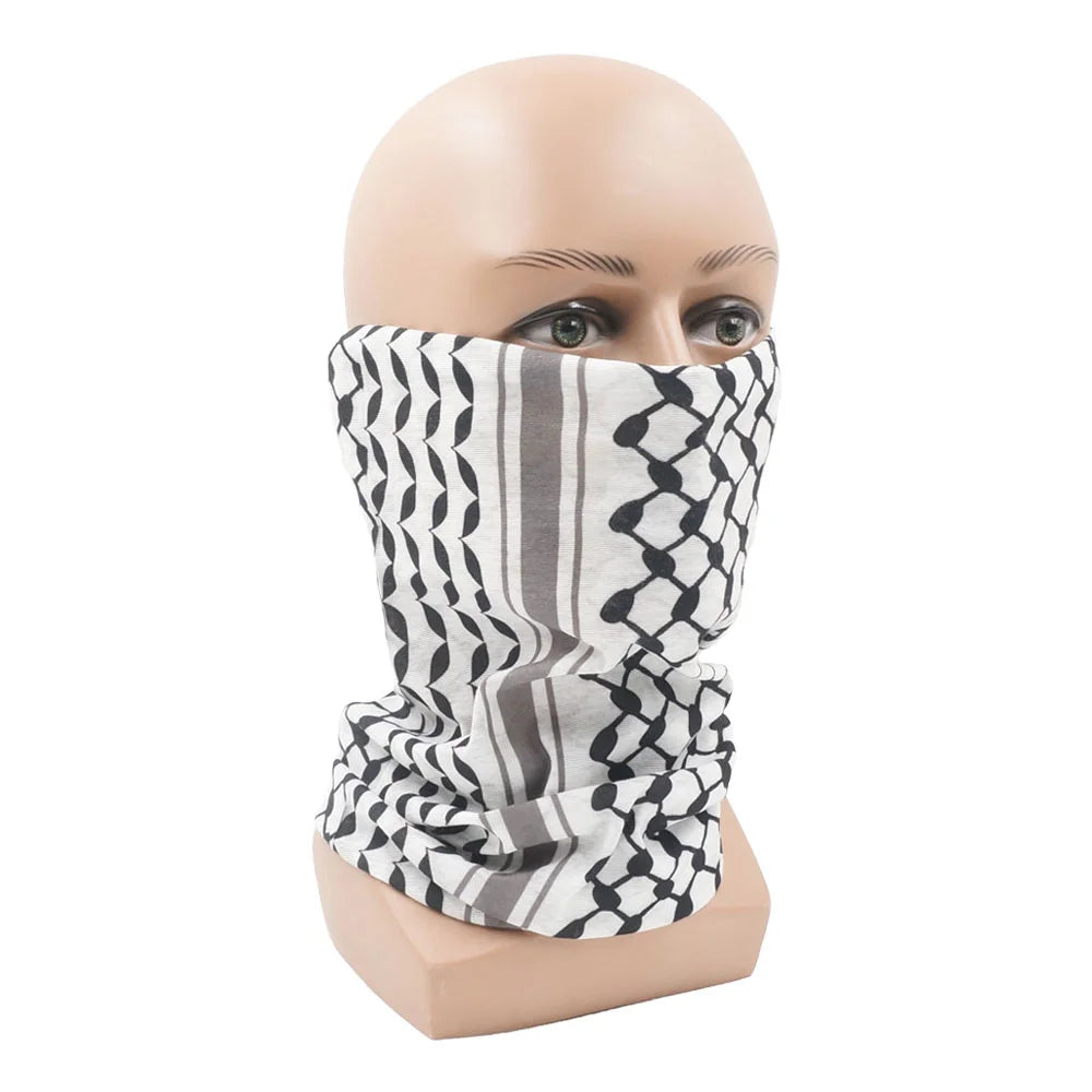 Palestinian Keffiyeh Bandanas Neck Gaiter Seamless Arabia