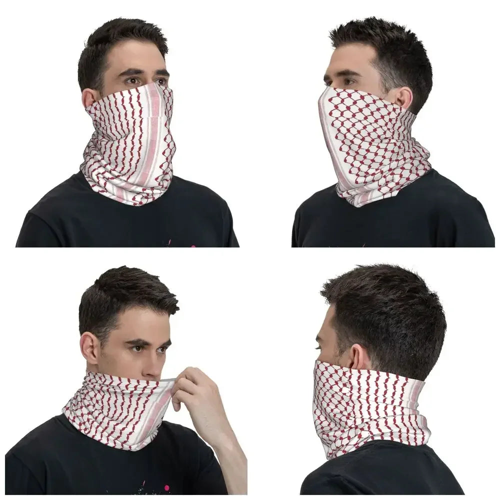 Palestinian Keffiyeh Bandanas Neck Gaiter Seamless Arabia