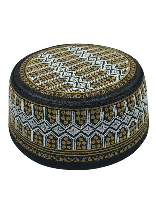 Islamic Men Clothing Kufi Muslim Man Hat Saudi Jewish Cap Free Shipping Kamis Homme Musulman Turkey Prayer Hats Arab Turban