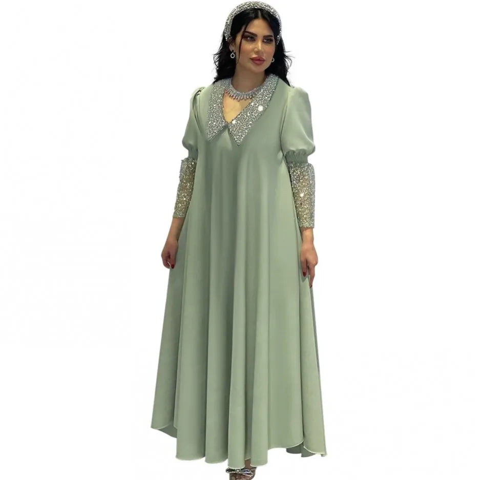 Long Dress Islamic Clothing African Dresses For Women Robe