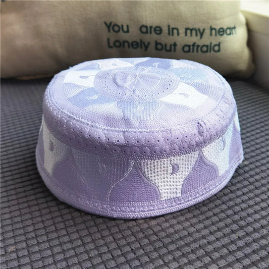 New Muslim Men Prayer Hats Cotton Embroidery Leisure Saudi Arabia Islamic Hat muslim turban Jewish Cap Men Headscarf Clothing