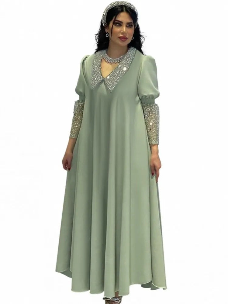 Long Dress Islamic Clothing African Dresses For Women Robe