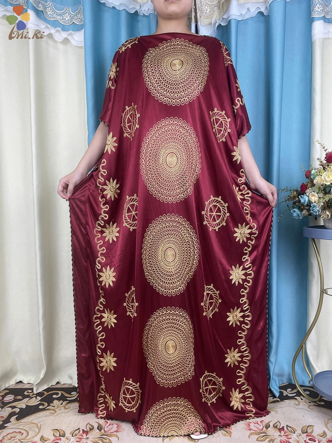 Women Prayer Clothing Embroidered Dress Dubai Muslim luxury